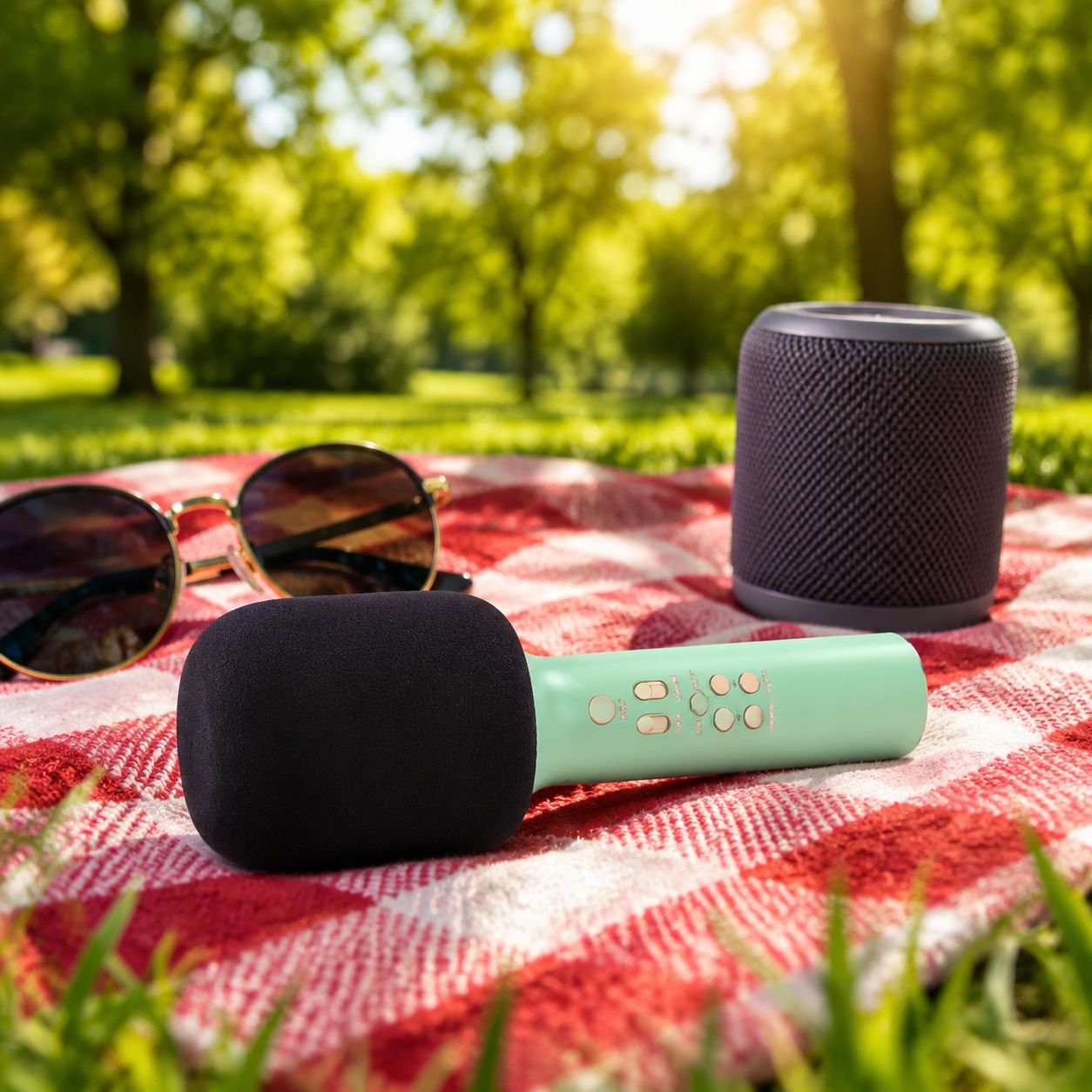 Drahtloses Bluetooth-Kondensatormikrofon, Gesangsmikrofon, Audio, integriertes Mikrofon, Mobiltelefo