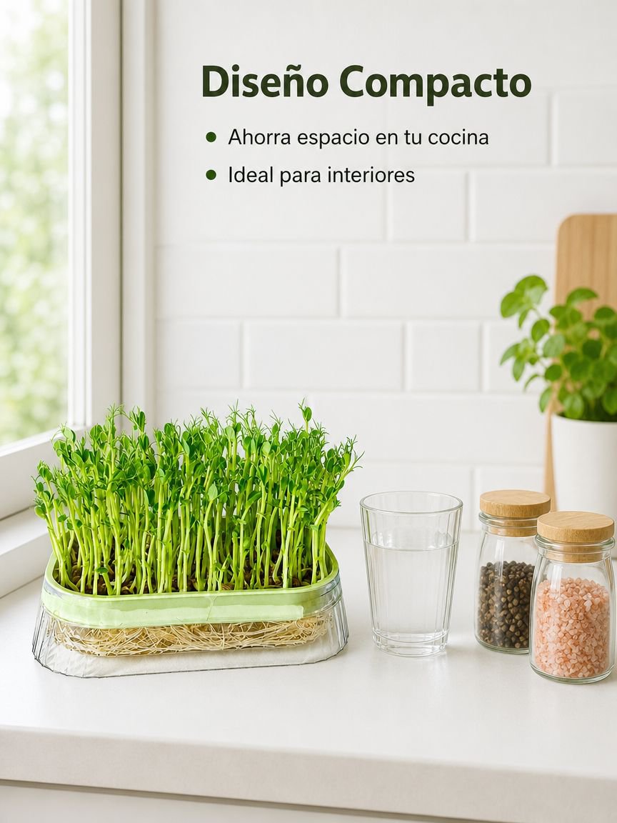 Caja hidropónica para germinación de brotes