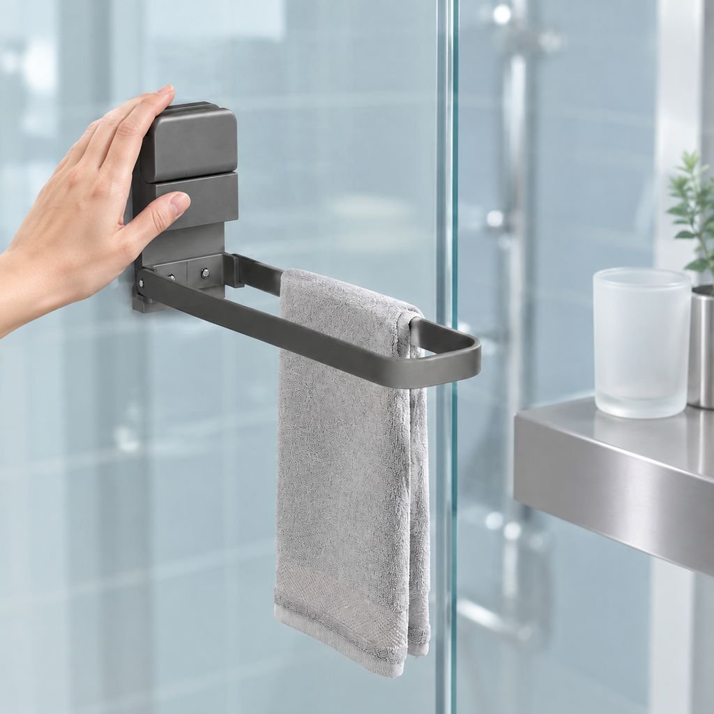 Suction Cup Towel Holder (No Drilling Required)