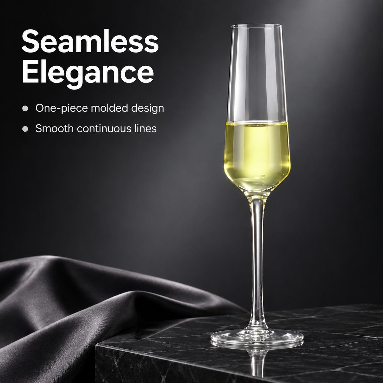 Crystal Glass Champagne Flute Goblet Home Cocktail Sparkling Wine Glass