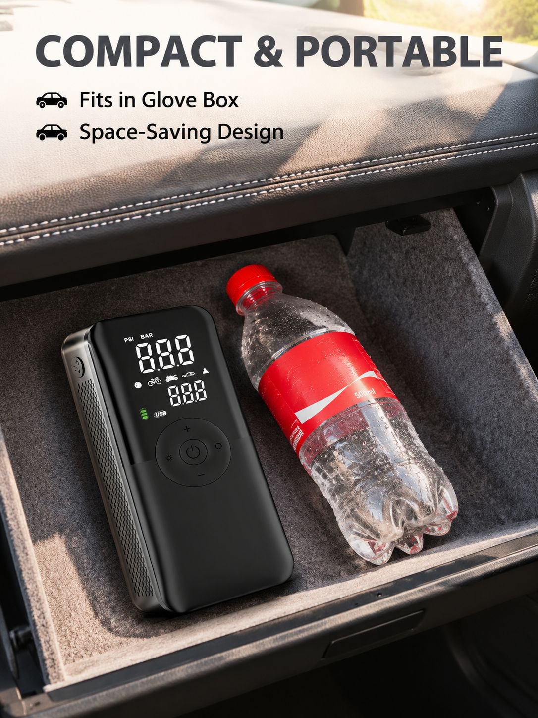 Smart car air pump, outdoor tent fast charging, car tire, electric scooter air pump, electric air ma
