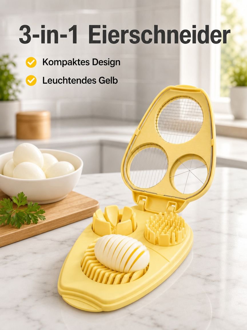 3-in-1 Eier Schneider für den Hausgebrauch
