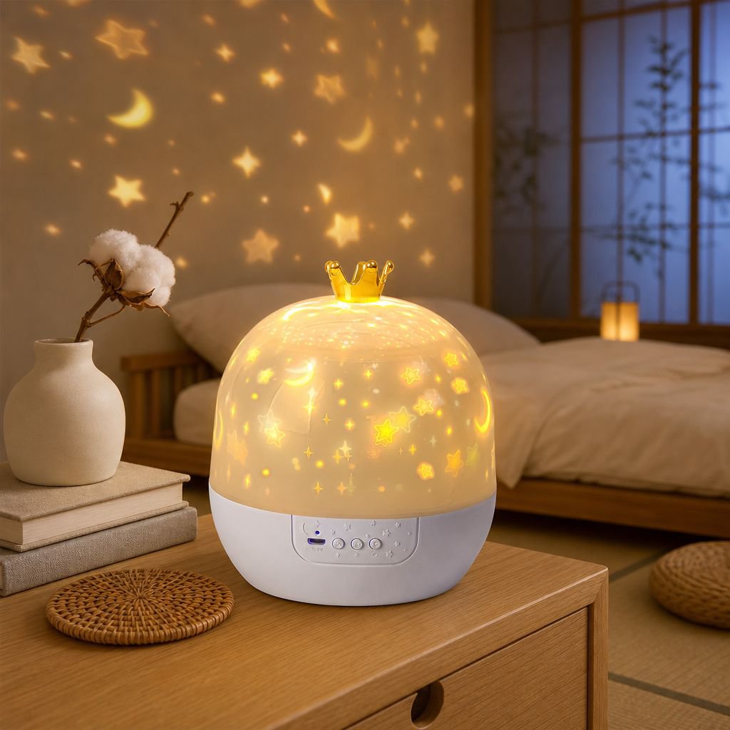 星空プロジェクターの明るさ調整