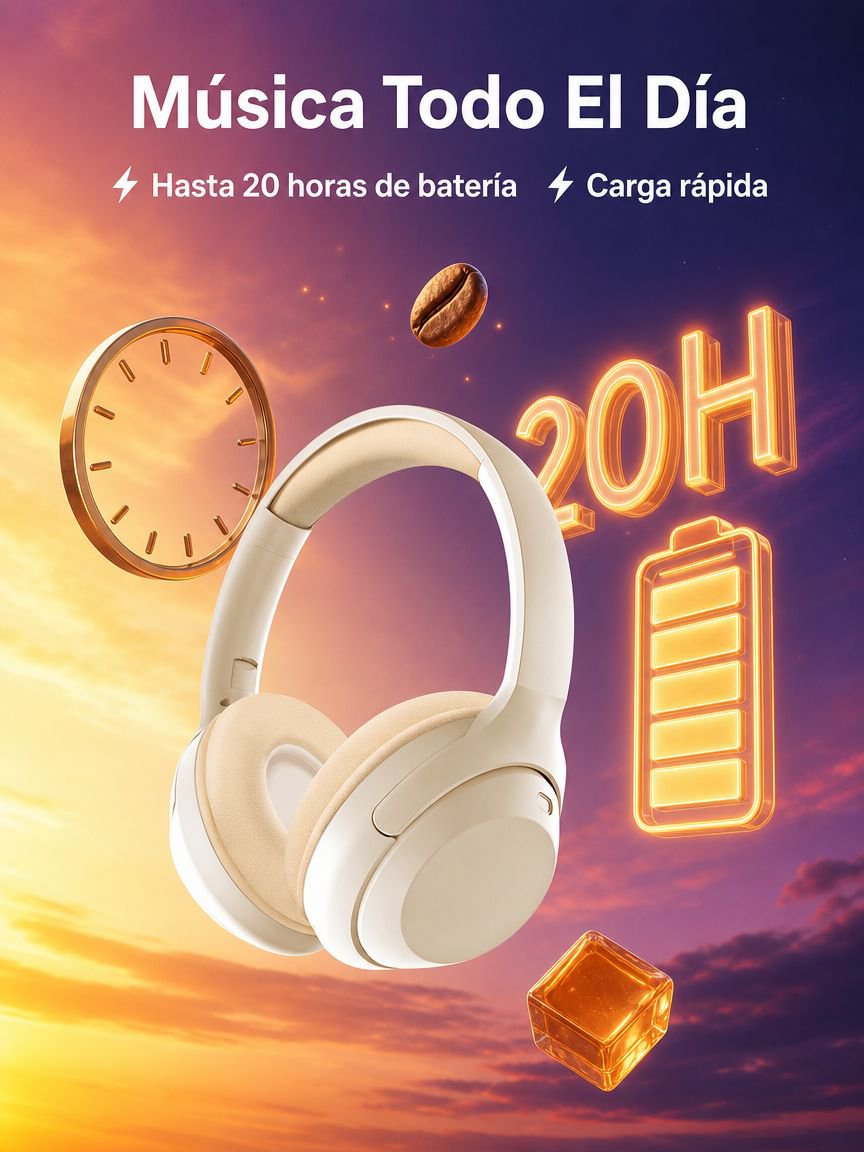 Auriculares Bluetooth de Sonido de Alta Calidad