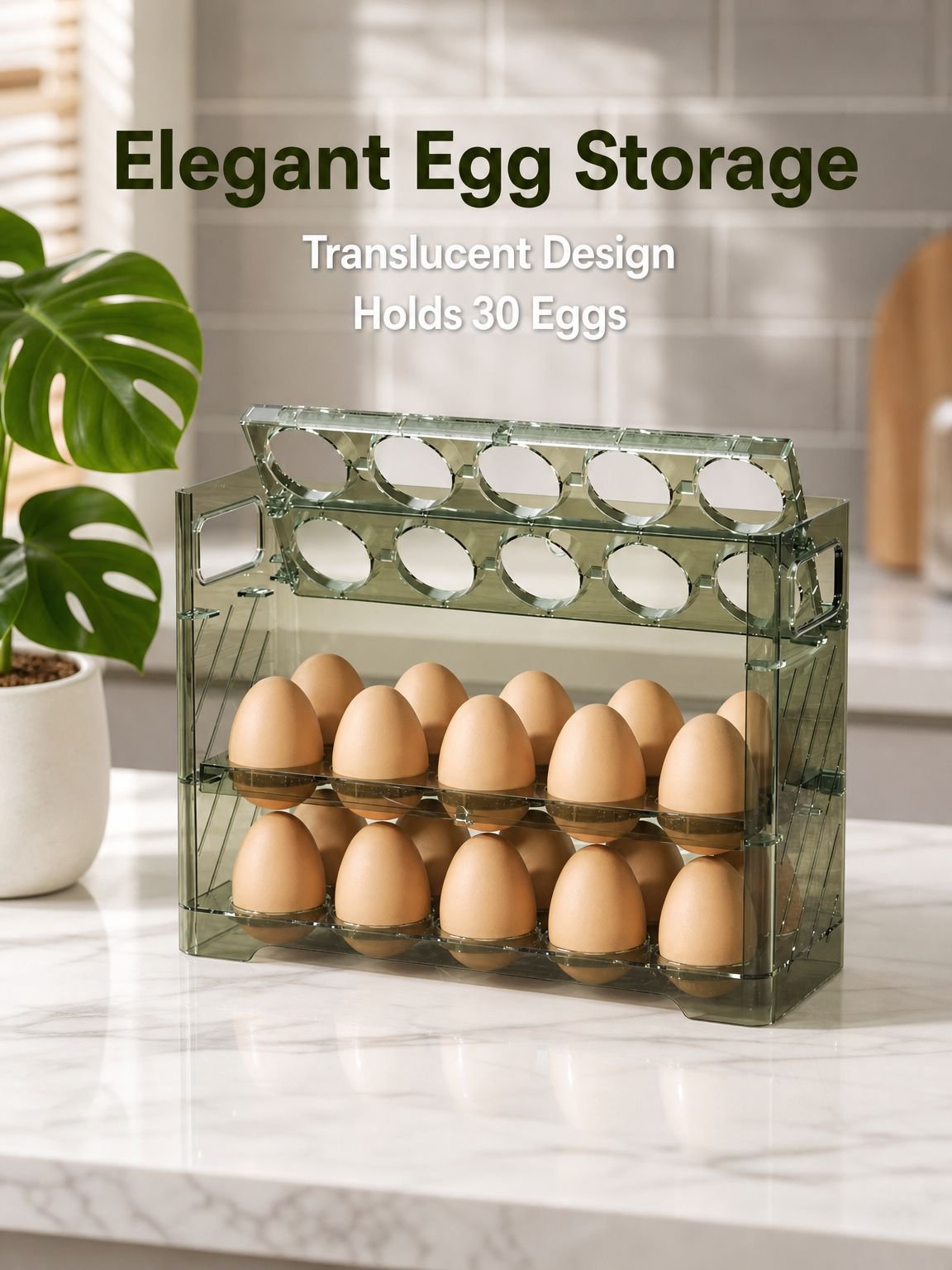Layered Egg Tray for Fridge