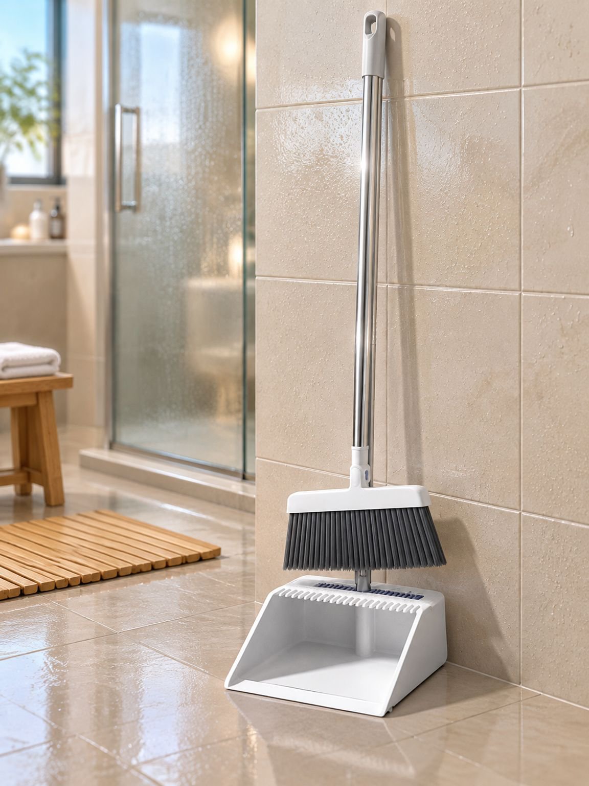 Durable materials in the thickened and enlarged foldable broom