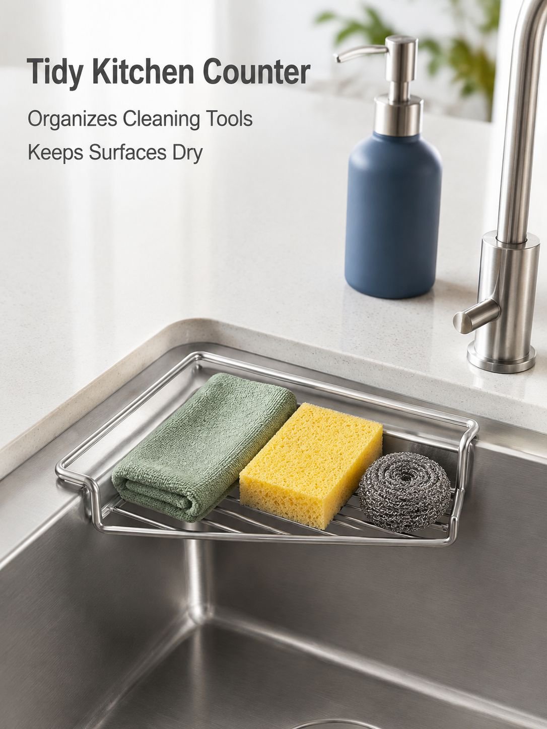 Stainless Steel Sink Draining Rack