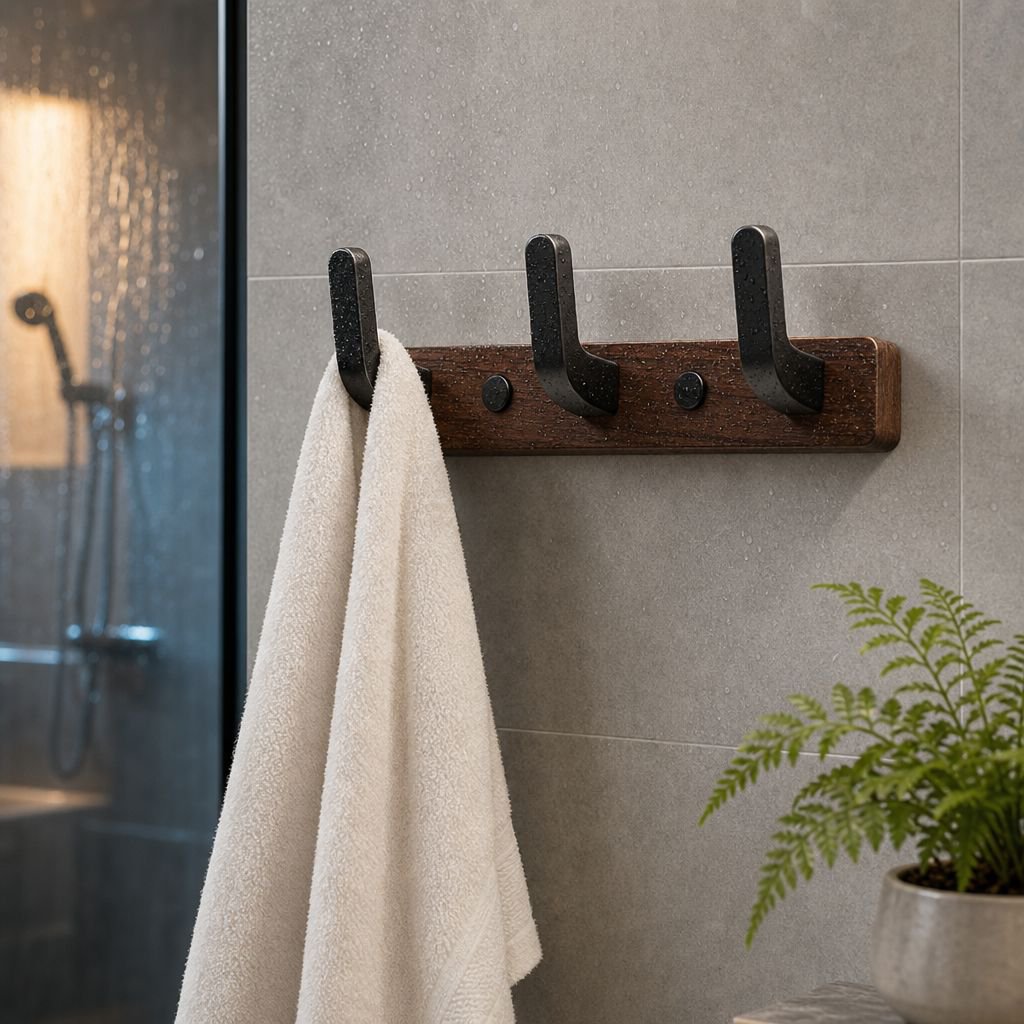 Easy Install Wooden Coat Hook for Entryway