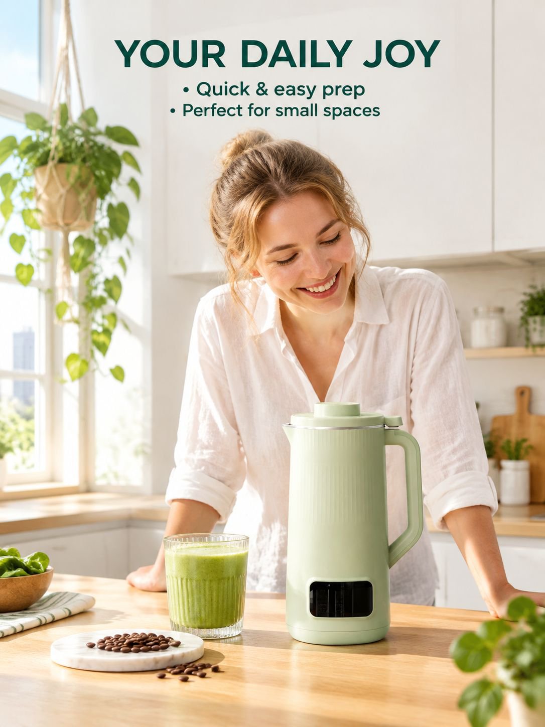 Small Household Mini Blender with High-Speed Grinding