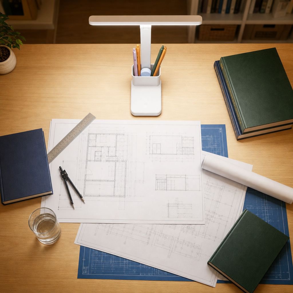 Lámpara LED plegable portátil para cabecera en escritorio de estudiante