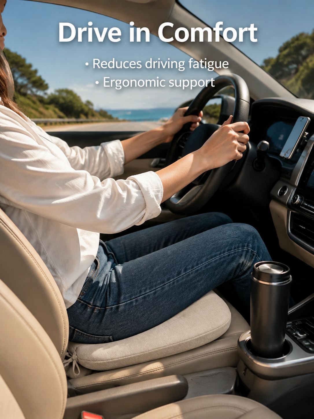 Ergonomic Horseshoe Seat Pad