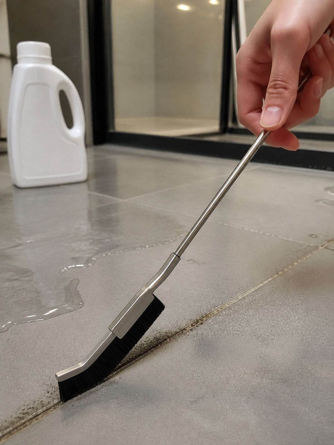 Cepillo con cerdas de nailon duro para eliminar suciedad