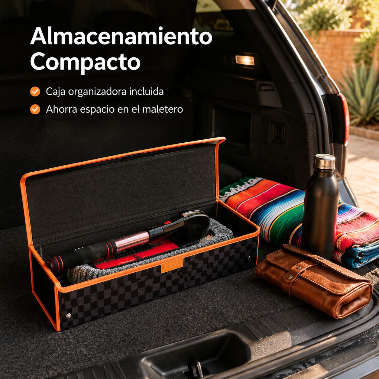Combo multifuncional de mopa enceradora y cepillos para lavado de autos
