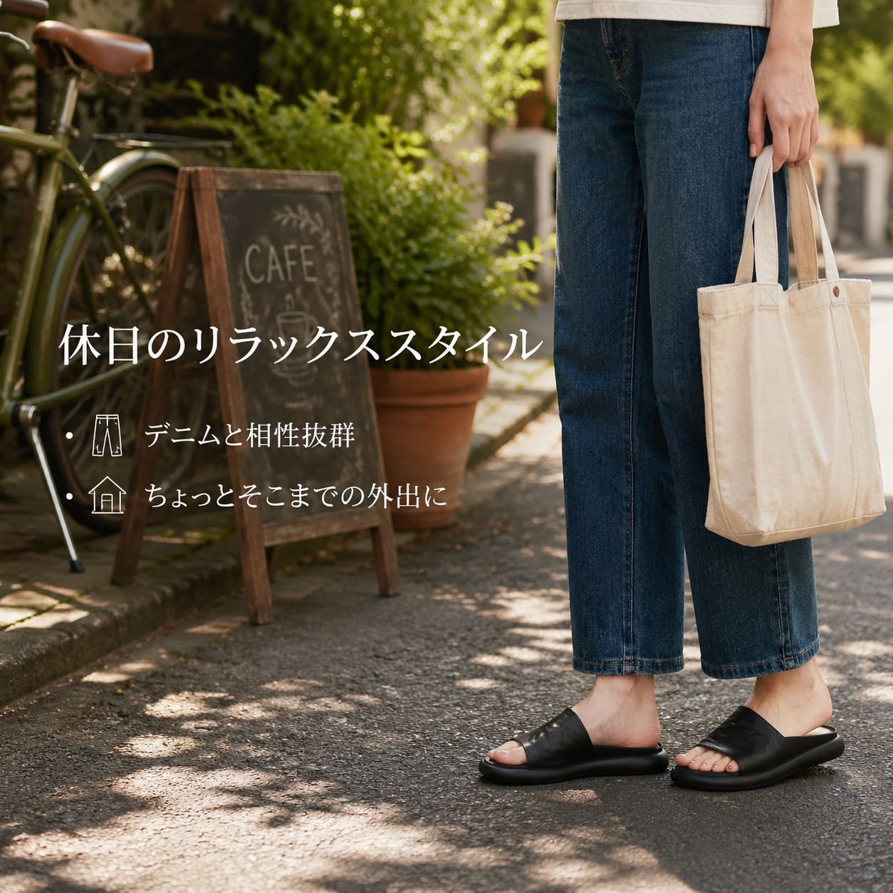 夏用外履き羊革ソフト厚底スリッパ レディース レトロサンダル