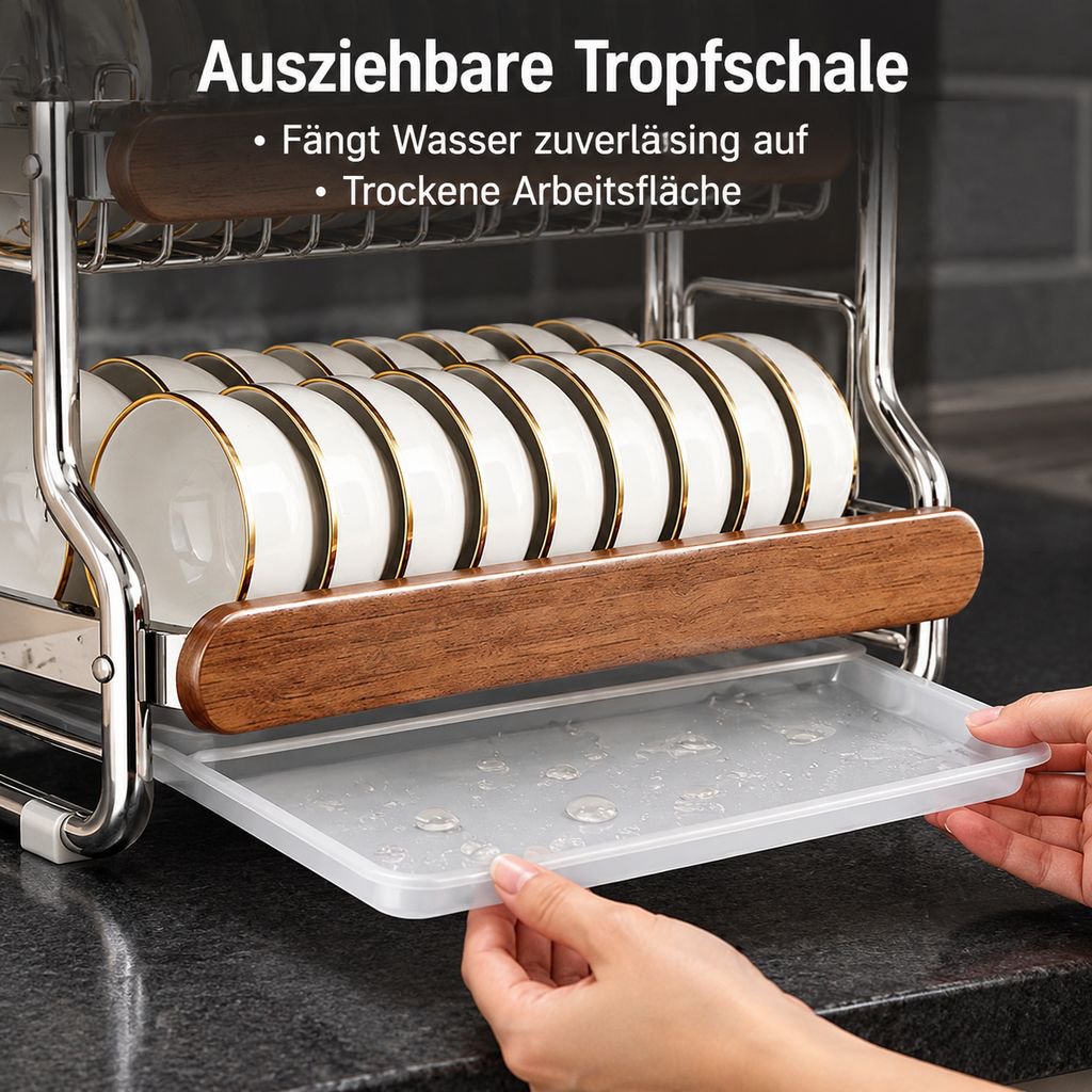 Küchen-Abtropfgestell für Stäbchen und Besteck