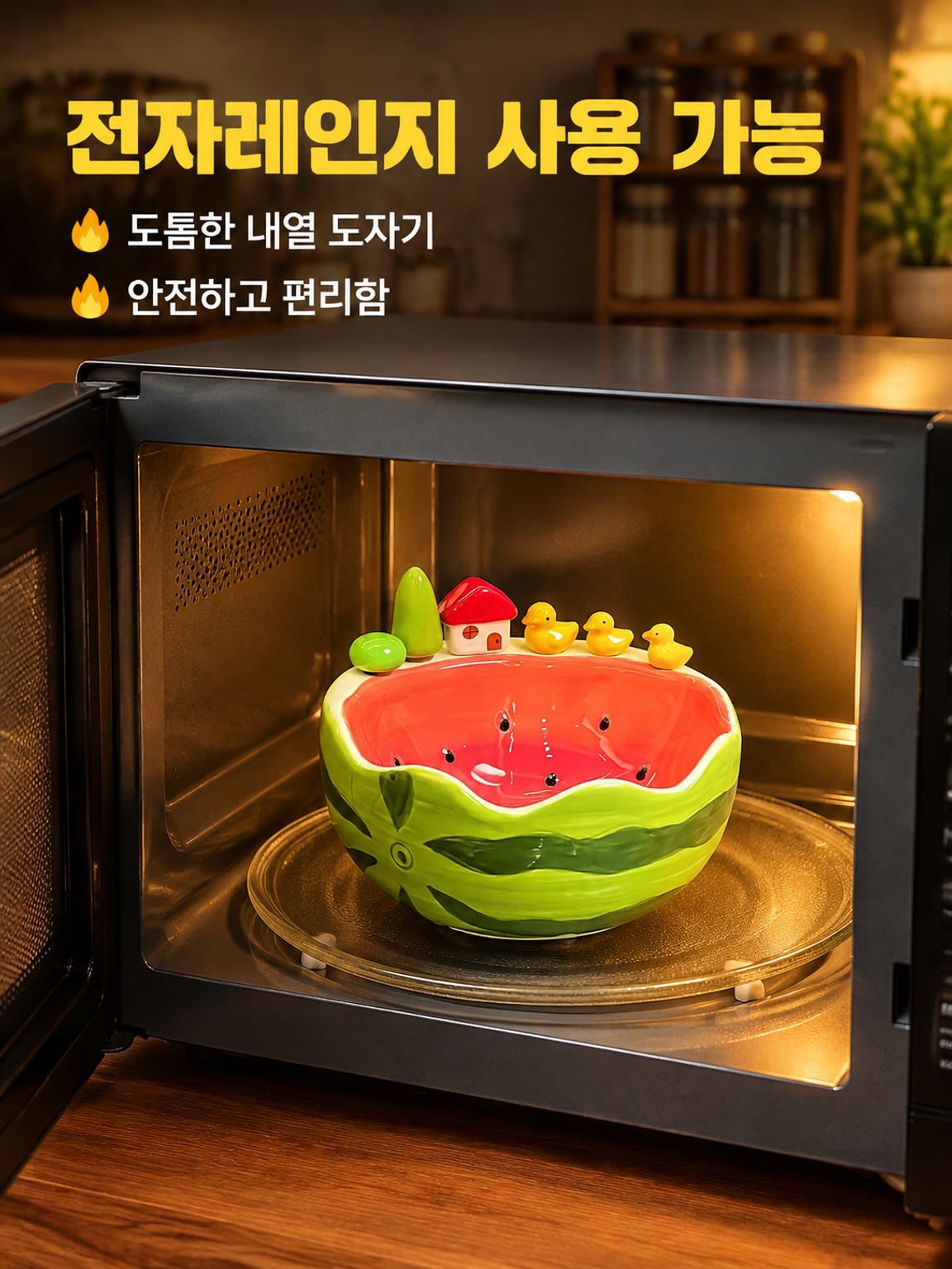 수박 모양 과일 플래터