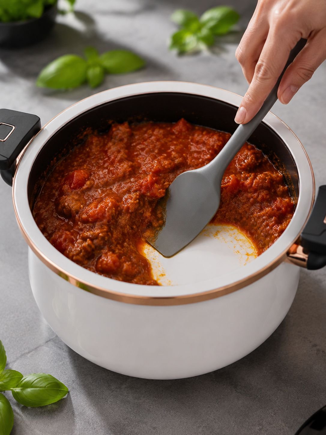 Modern design HFH micro-pressure soup pot