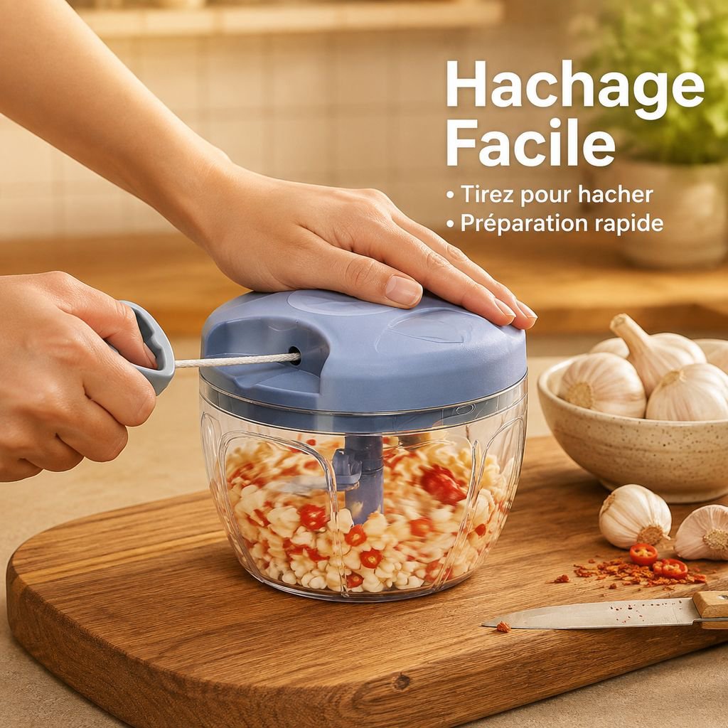 Hachoir à ail multifonction