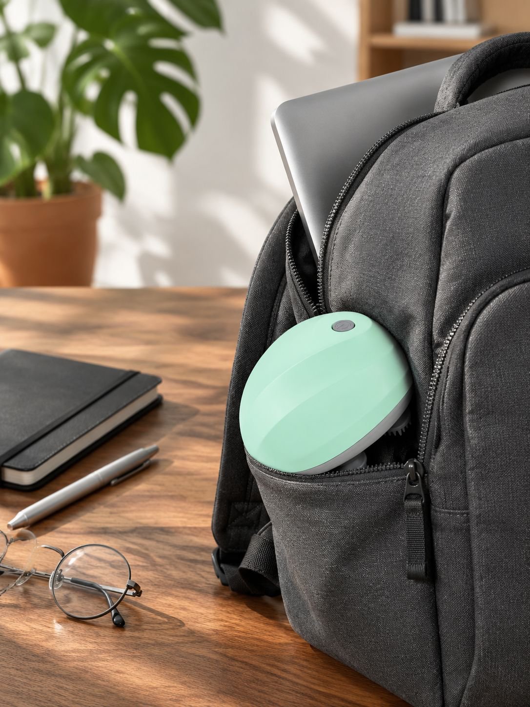 Mini-Smart-Kopfmassagegerät, elektrisches, wasserdichtes Massagegerät, Physiotherapie, Kneten, Haush