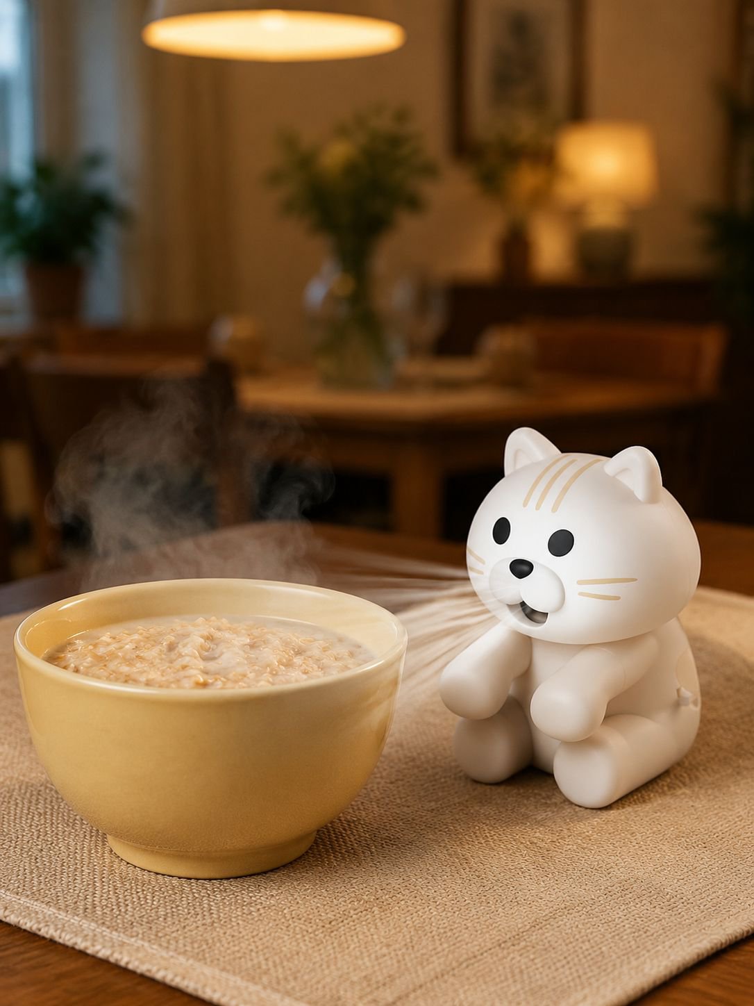 Cat Fan for Cooling Down Food