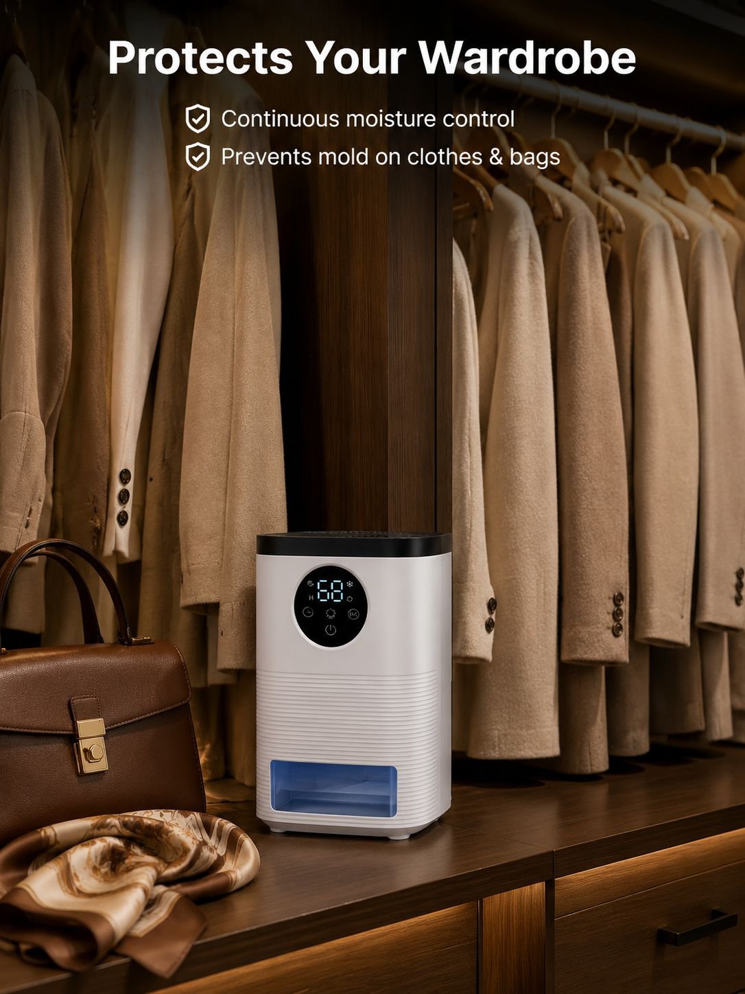 Easy-to-use moisture absorber for household
