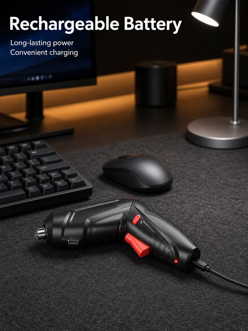 Mini batch rechargeable multifunction electric screwdriver box