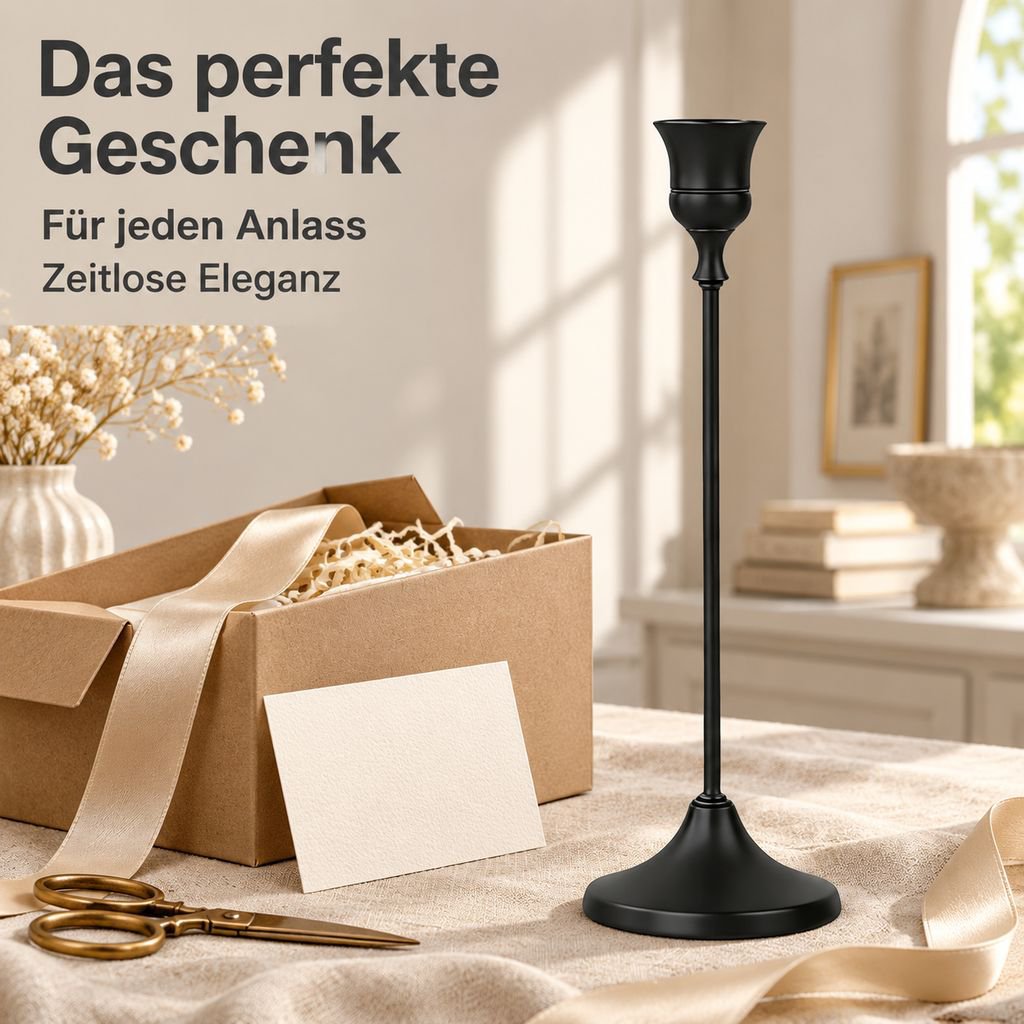 Vintage-Kerzenhalter aus Metall im Glockendesign