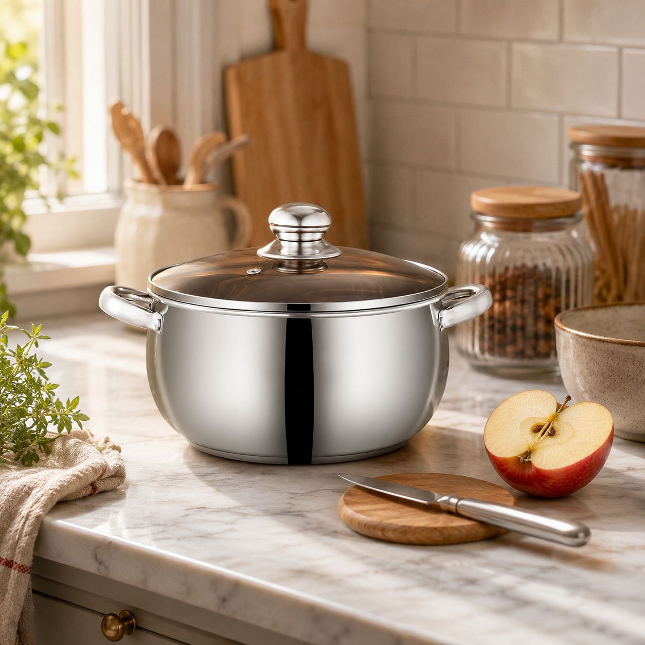 Bocal SL304 posé dans une cuisine contemporaine