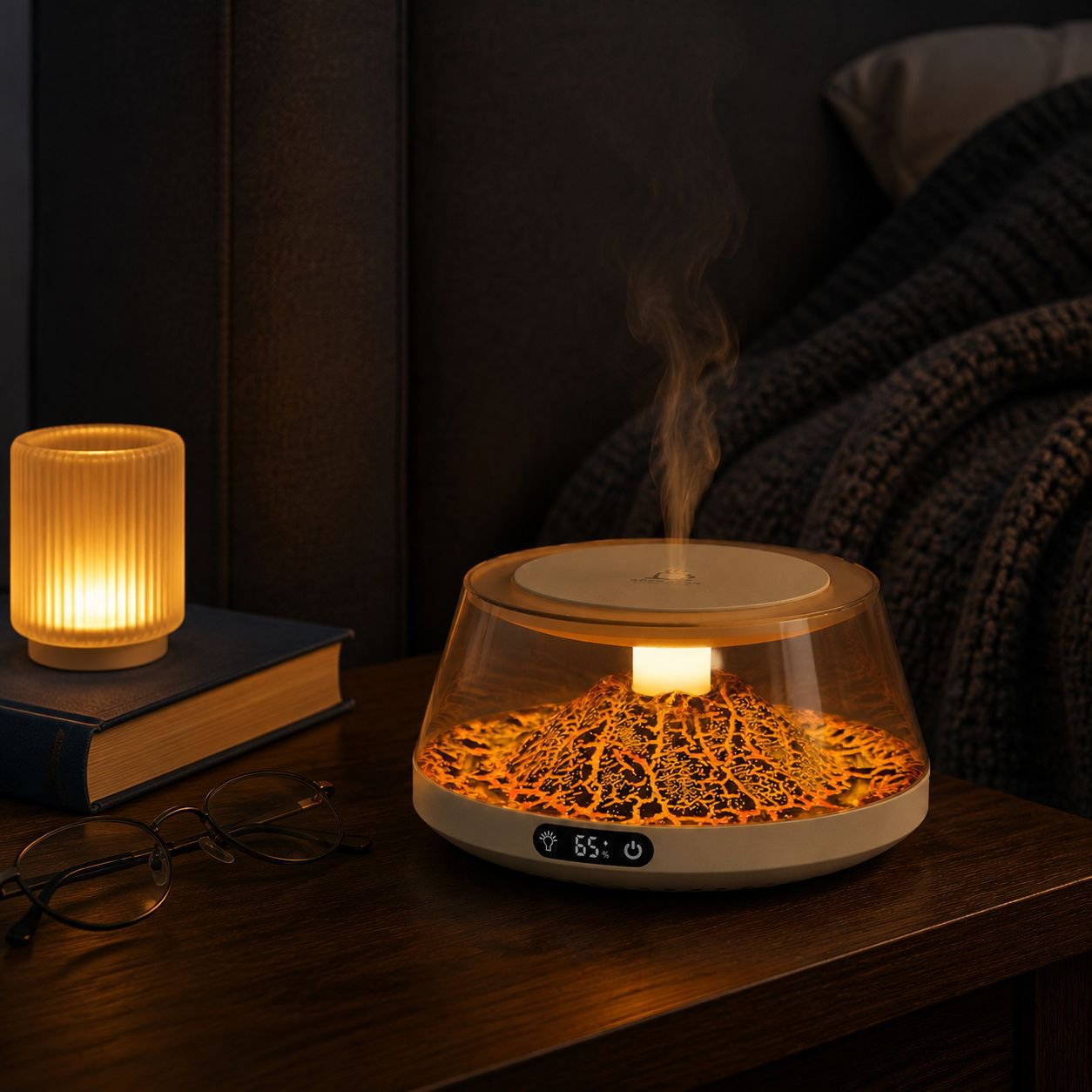 Sleek design smart heating coffee mat