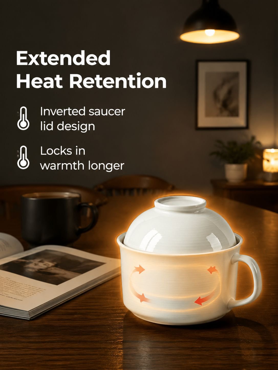Fine pressure porcelain steaming cup at 1200°C