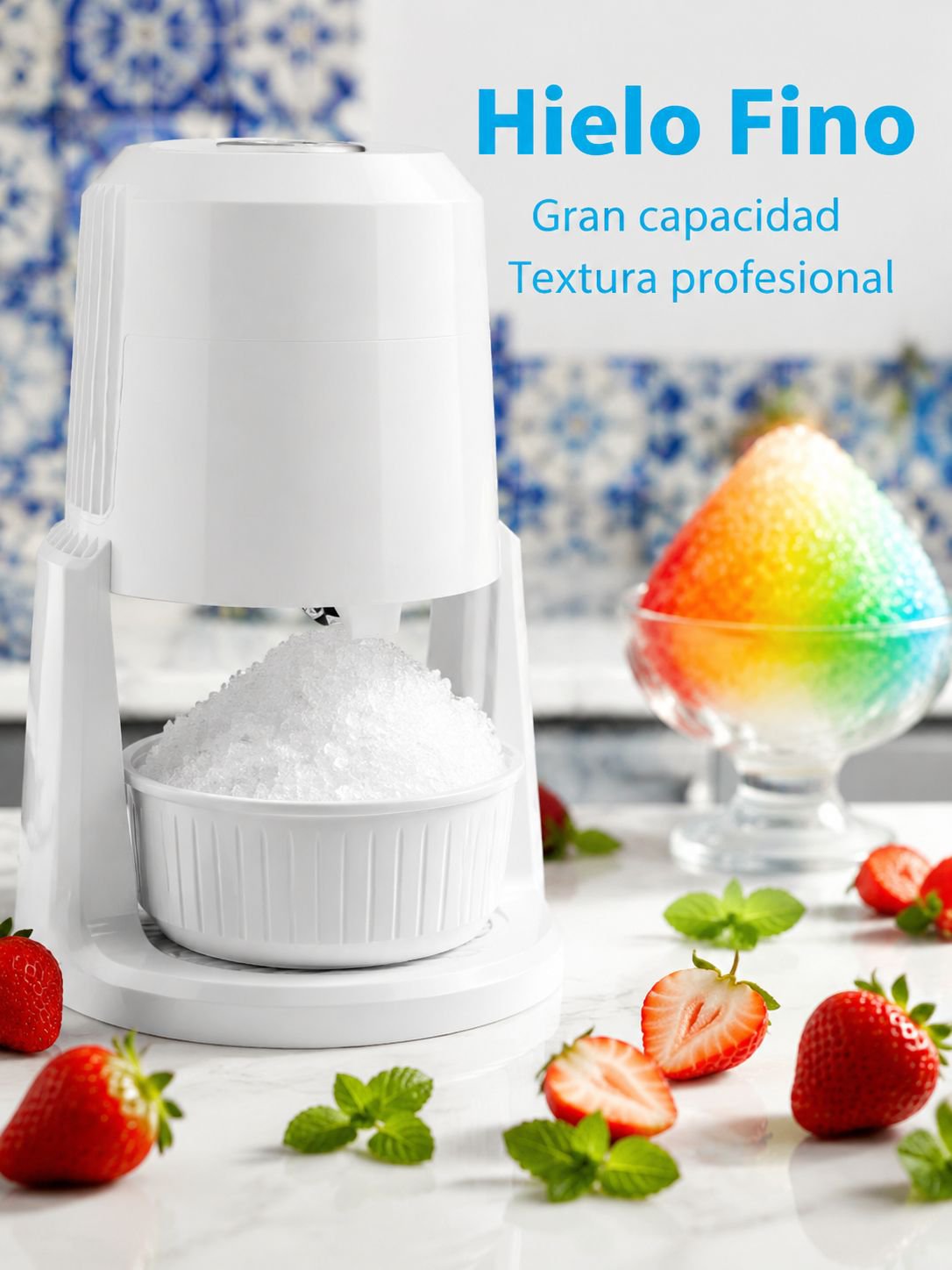 Máquina de Hielo Raspado Automática de Doble Velocidad