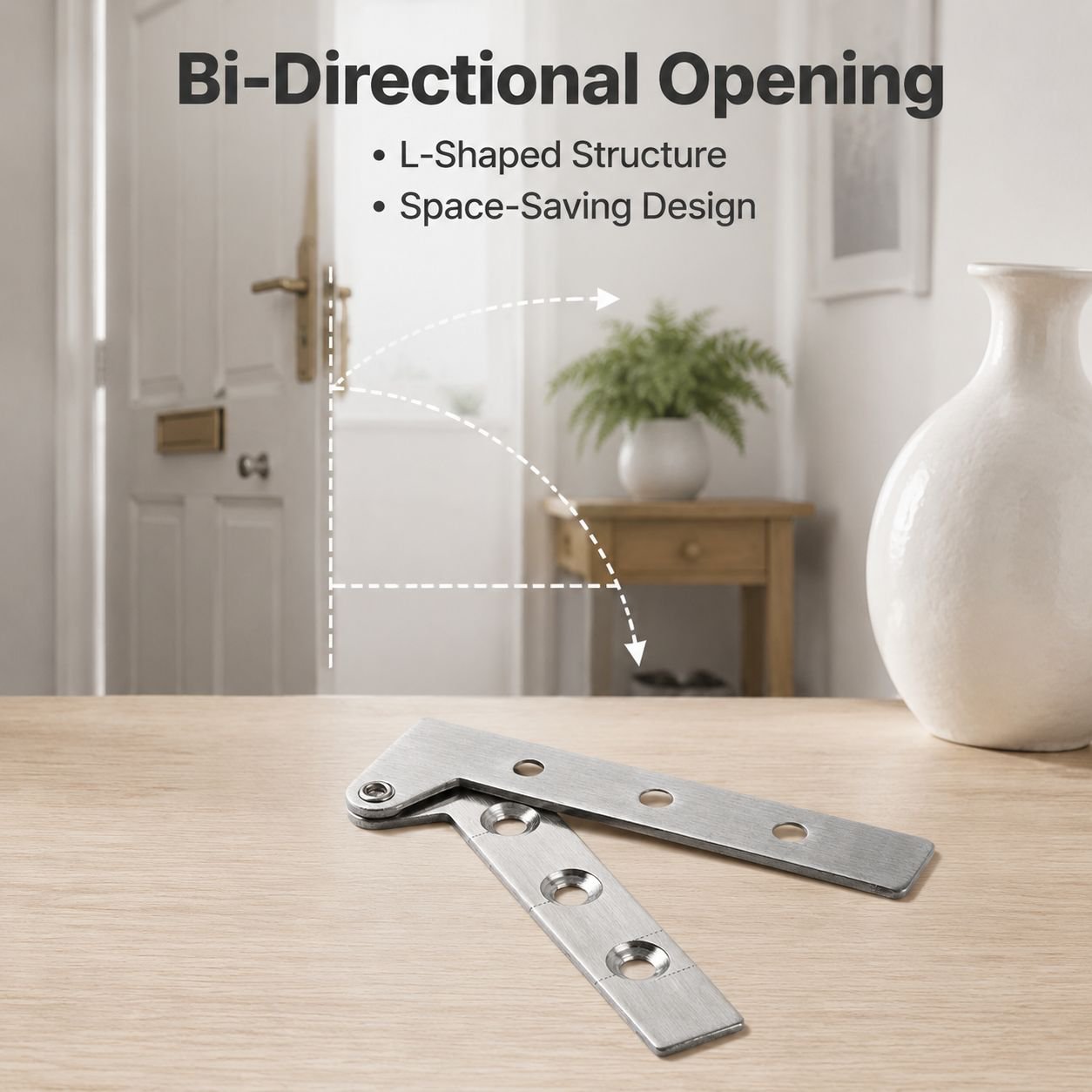 Omnidirectional Rotating Invisible Hinge Hardware