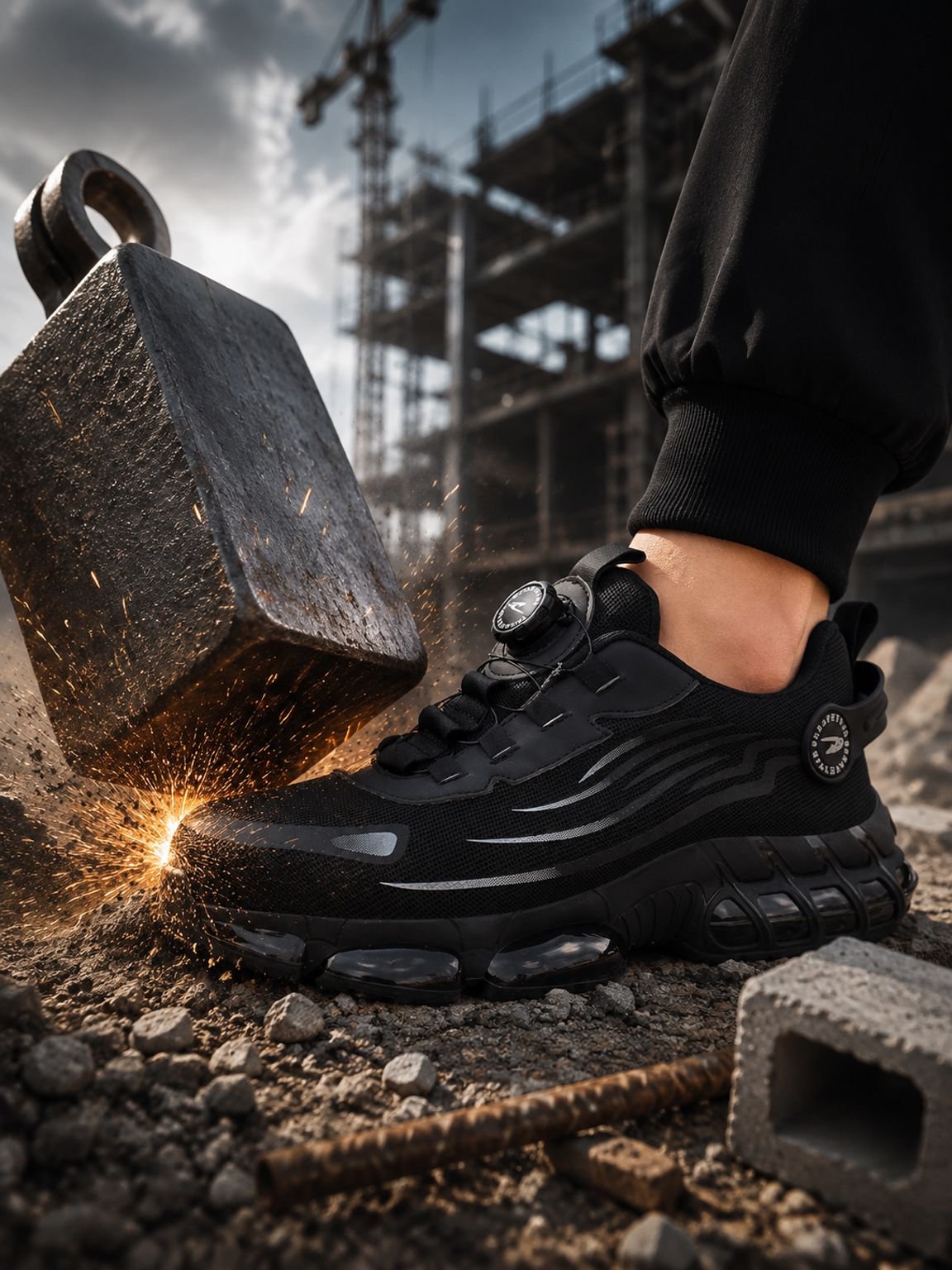 Knauf Anti-Smash und Anti-Punktur Arbeit Versicherung Schuhe