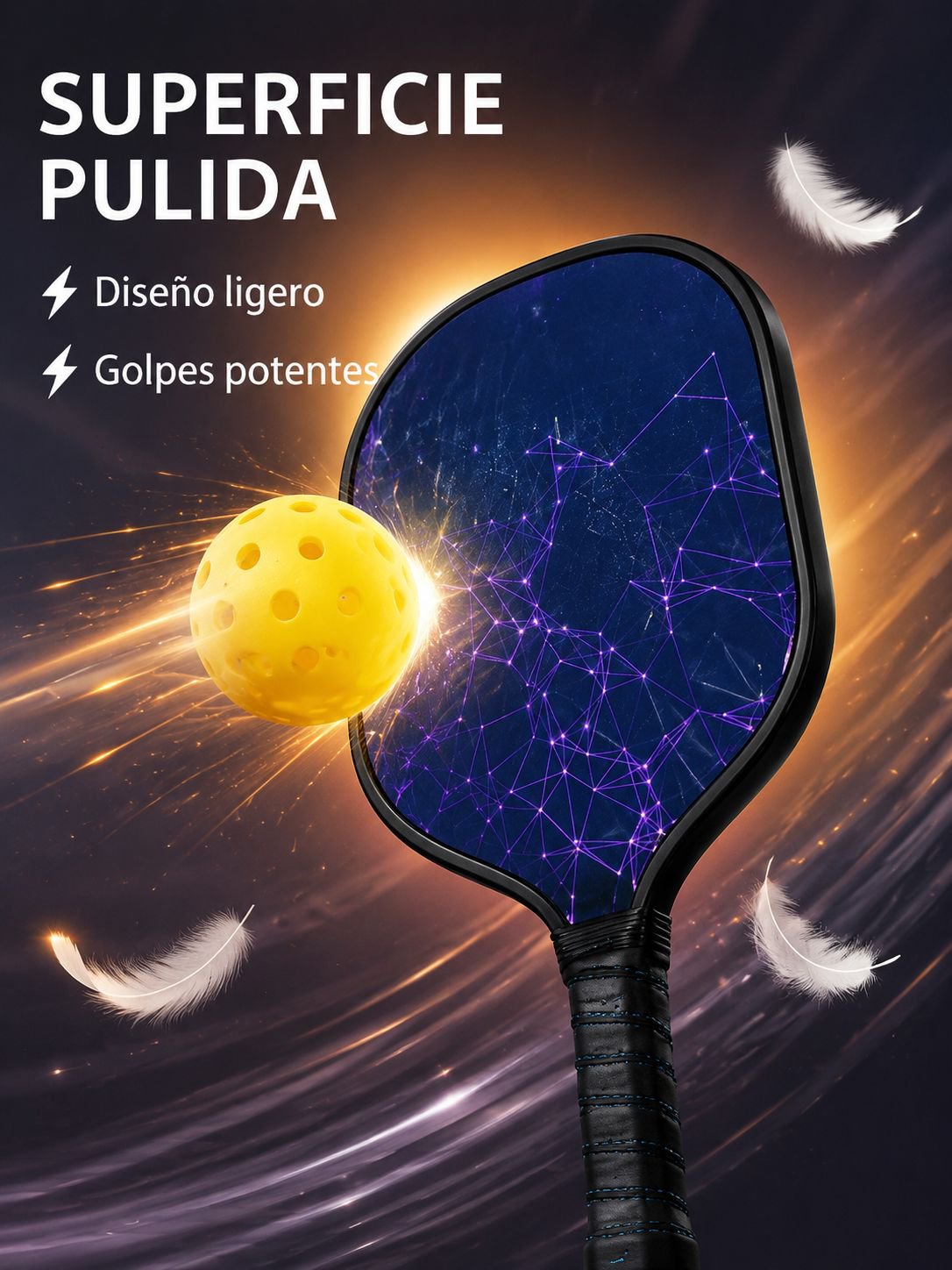 Juego de palas de pickleball de madera de álamo de alta calidad