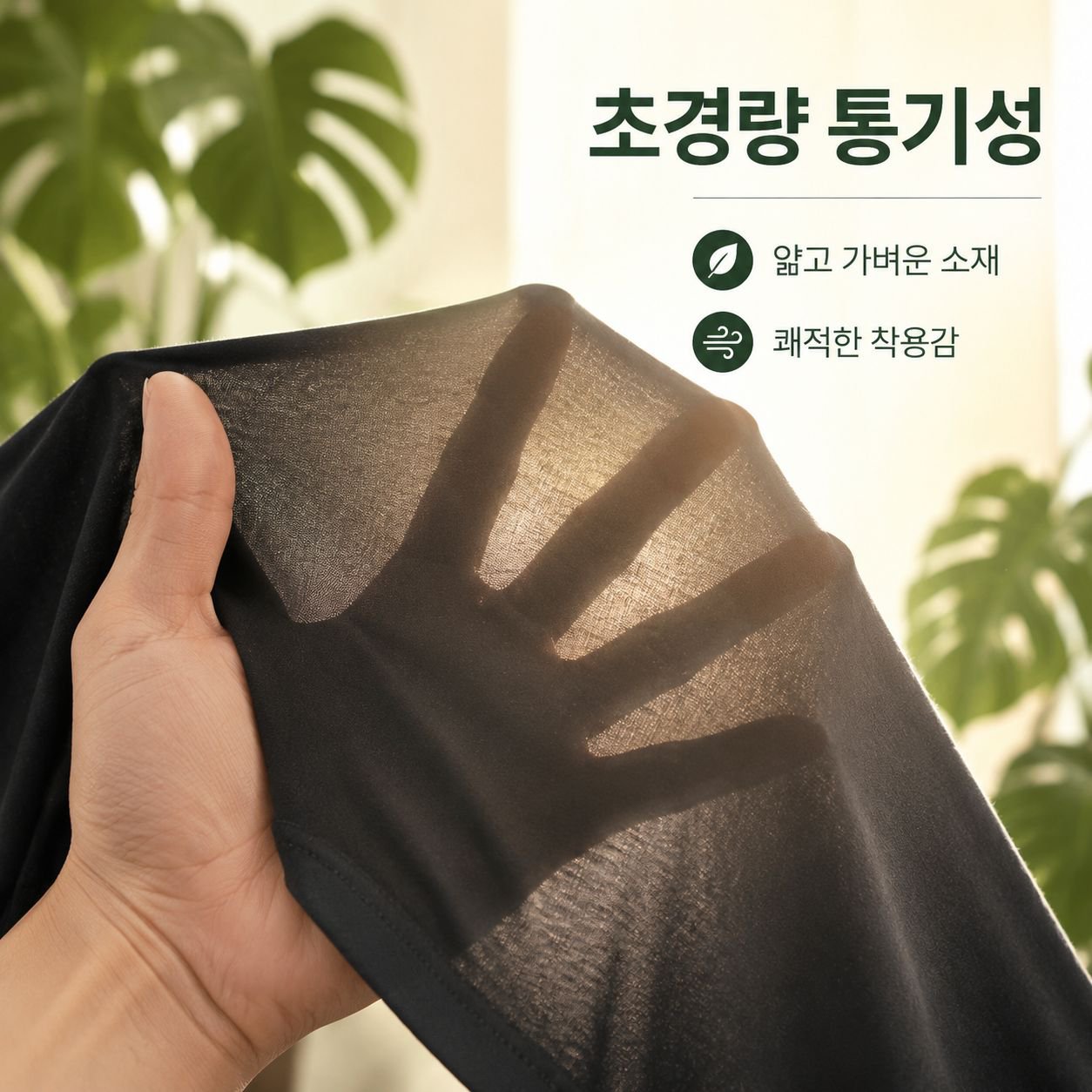 남자 통기성 솔리드 슬림핏 반팔 이너 티셔츠