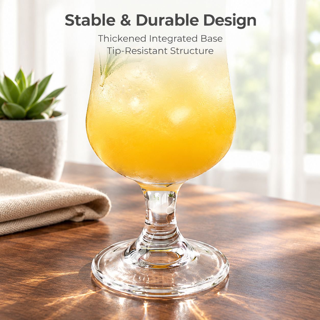 Glass Juice Cup Milkshake Milk Tea Goblet Fruit Beverage Drinking Glass