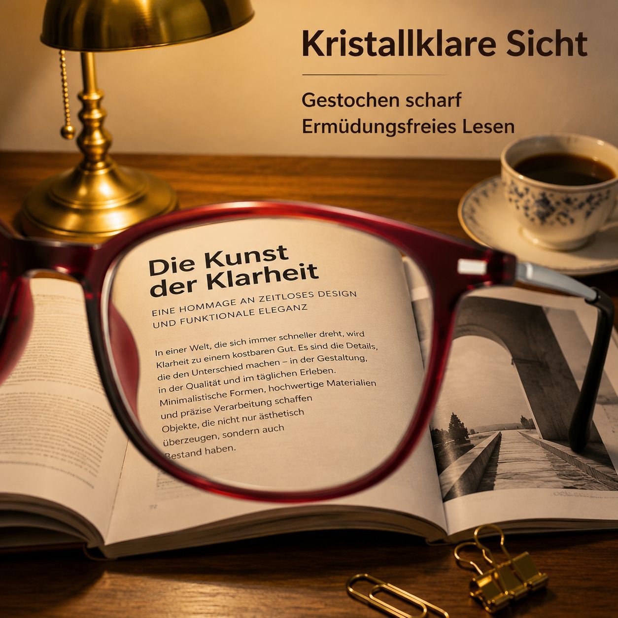 Elegante Damen-Lesebrille mit Blaulichtfilter
