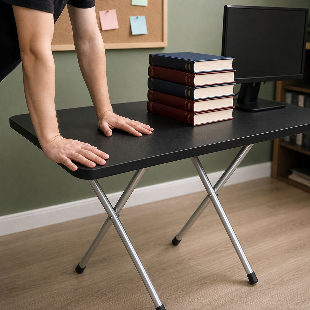 Portable Foldable Multi-purpose Dining and Study Table for Dormitory