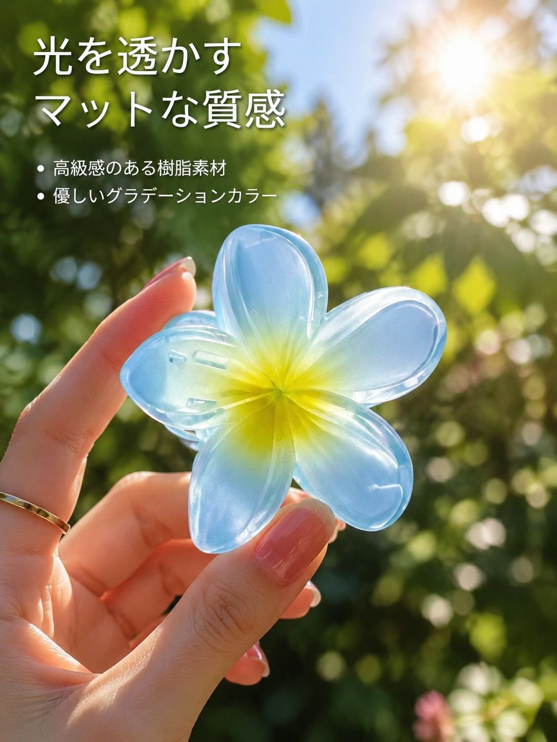 女性向けのカラフルなおしゃれなサメのヘアクリップ