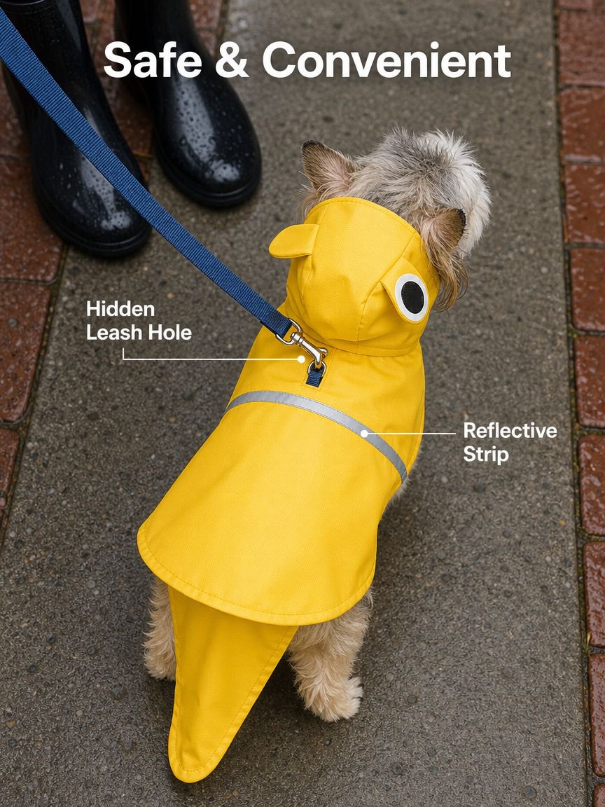 Waterproof Raincoat for Chihuahua