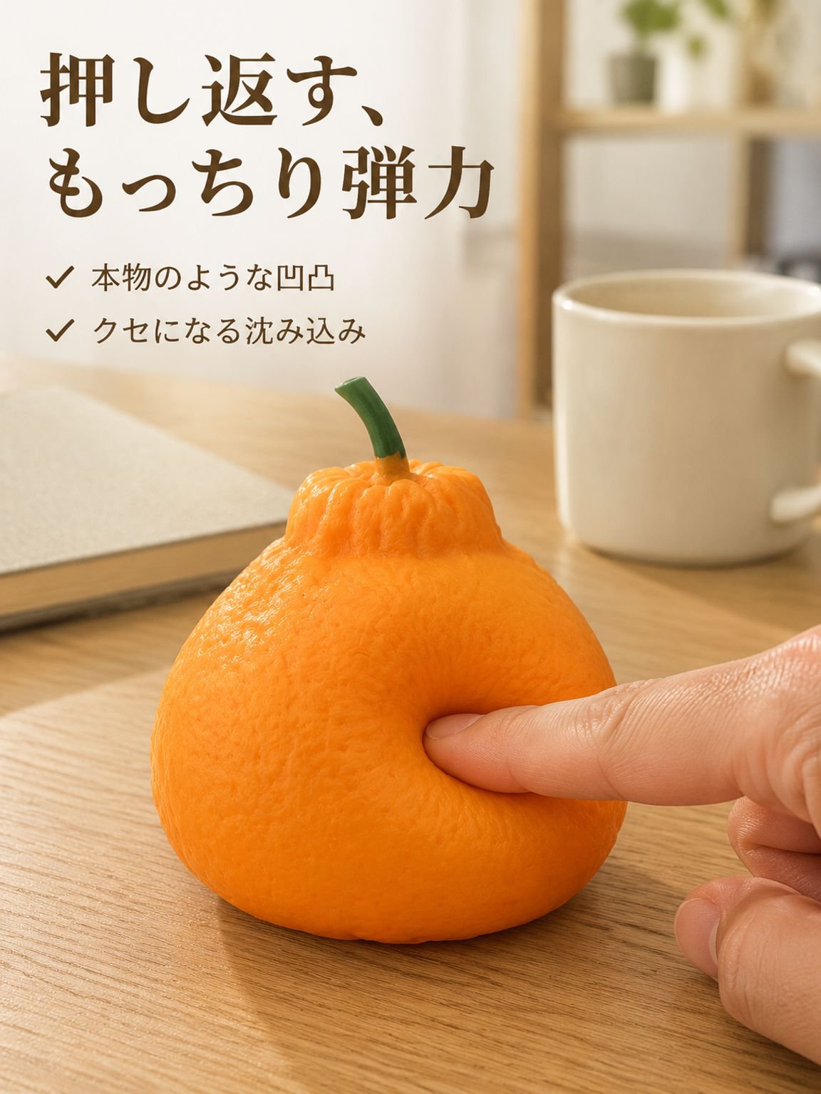 醜いオレンジ色のスクイーズ