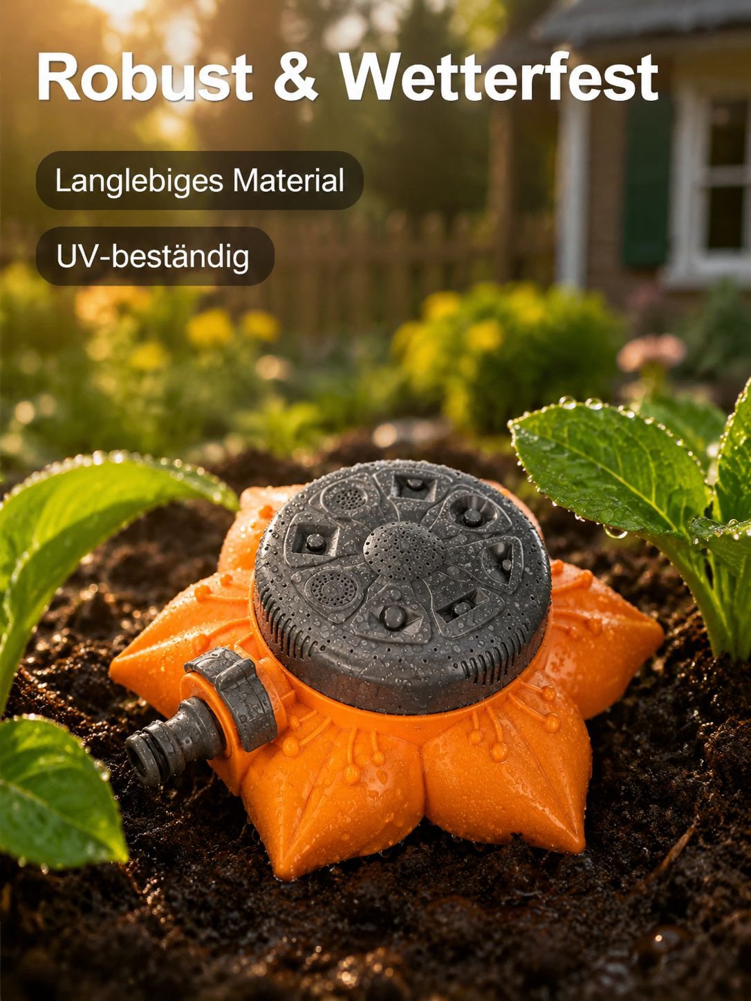 Spezielle Achtloch-Bewässerungsanlage für automatische Gartenbewässerung