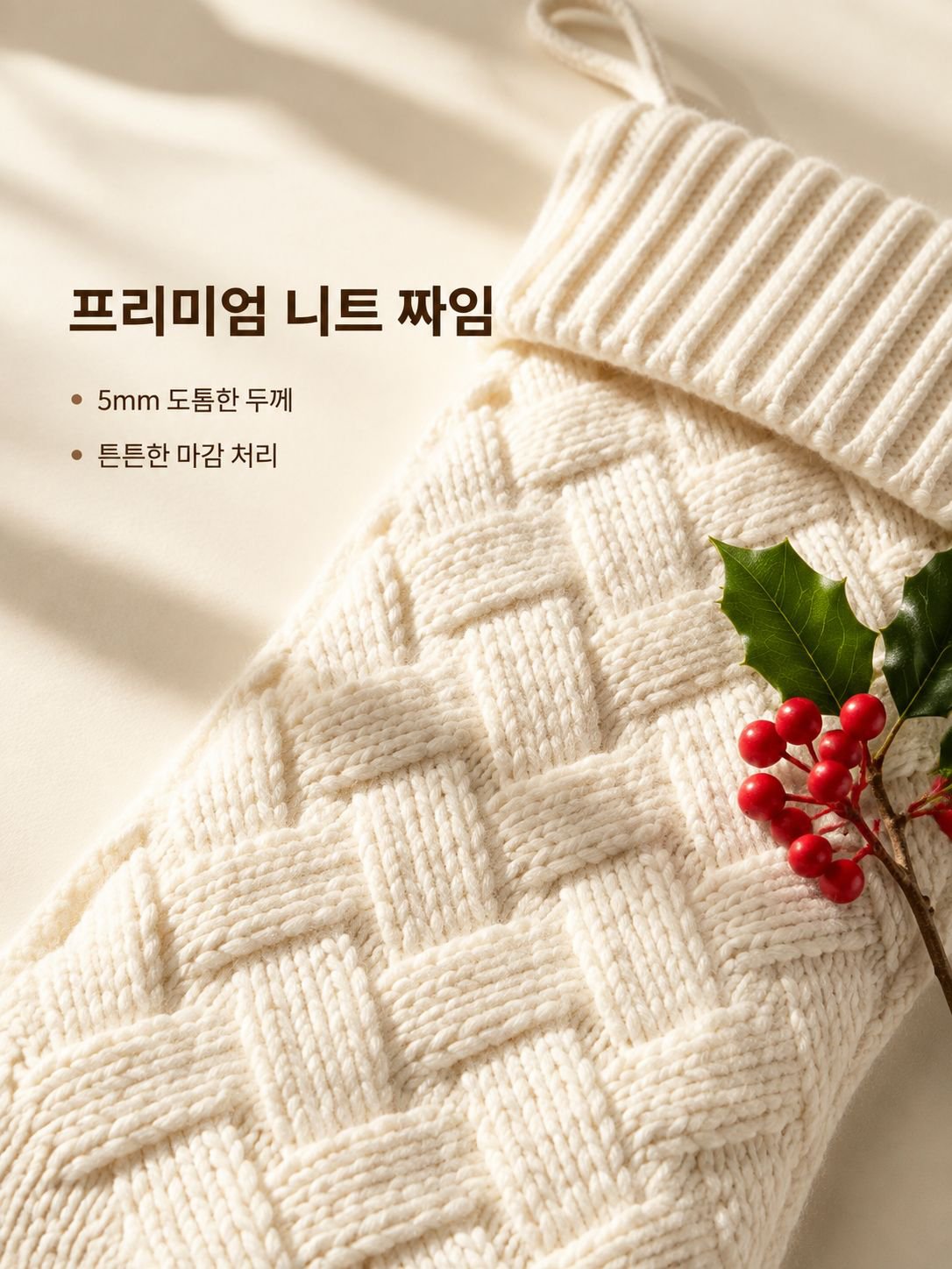 성탄절 양말 사탕 선물백 장식품