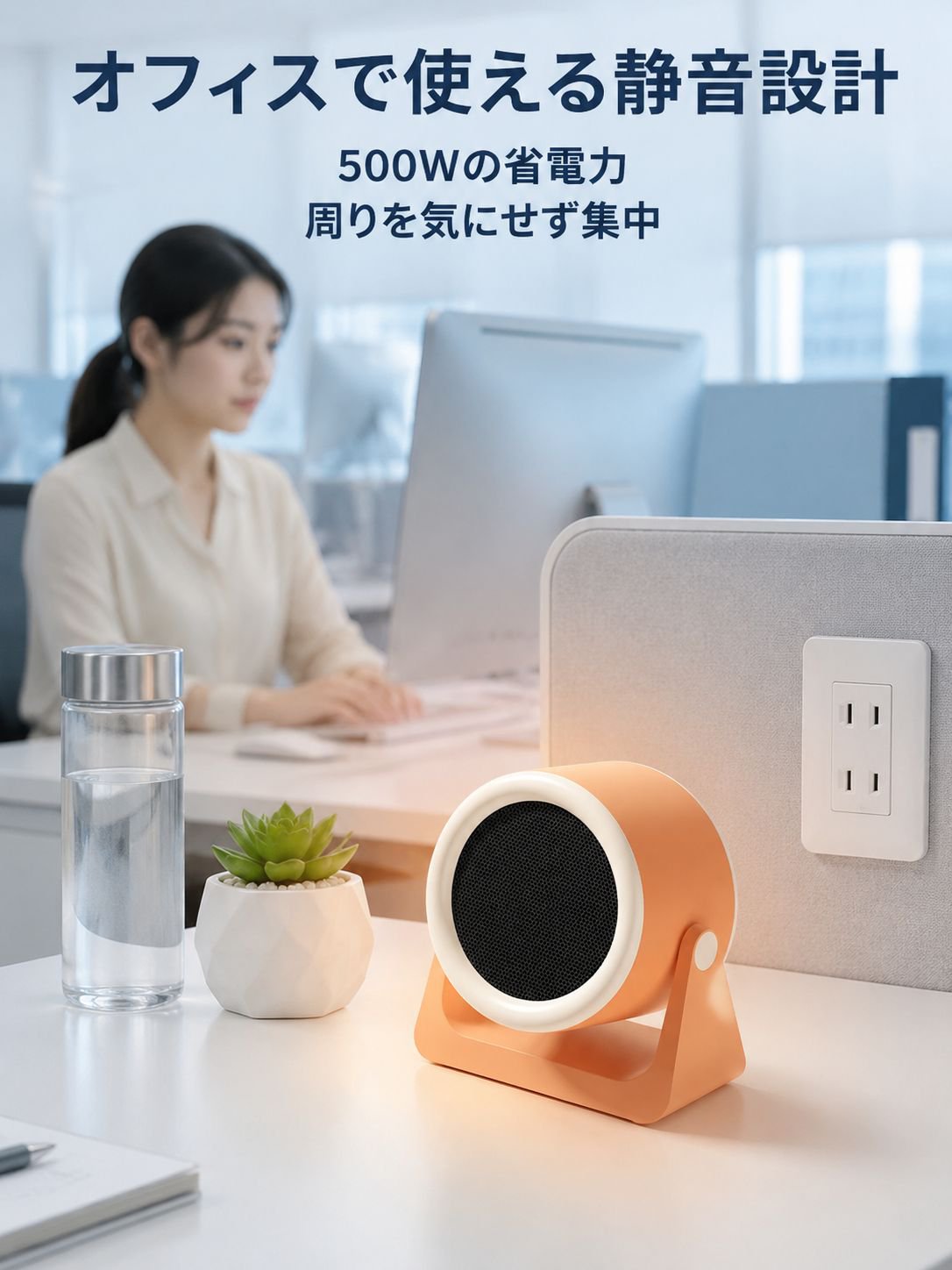 卓上用コンパクト電気ヒーター