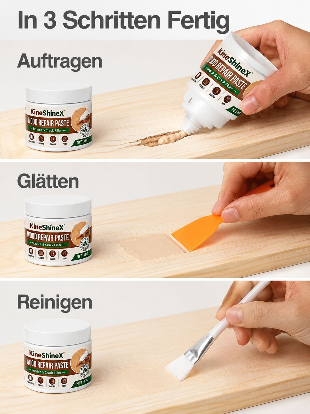 Möbel Reparaturpaste