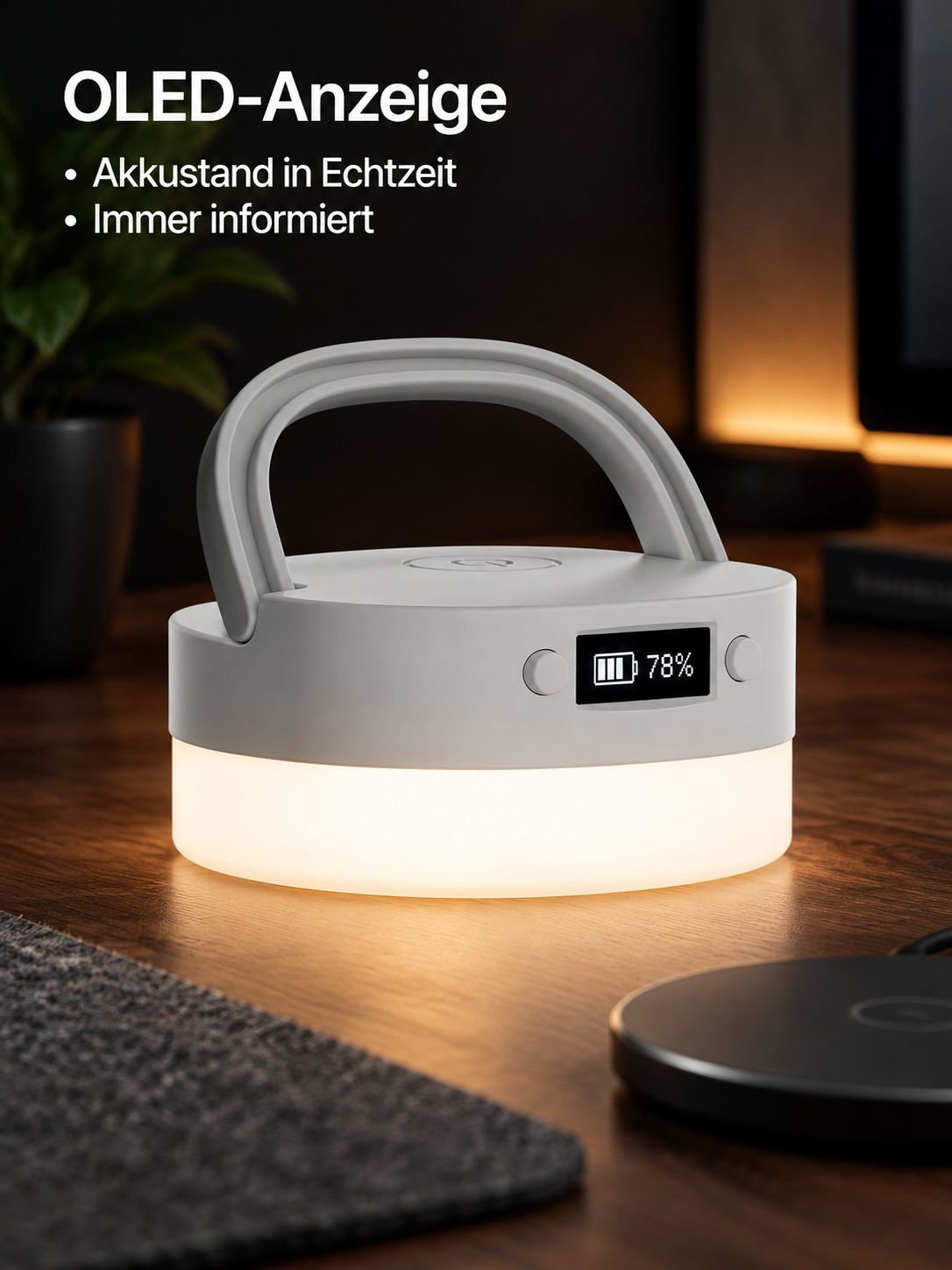 Tragbare Schreibtischlampe
