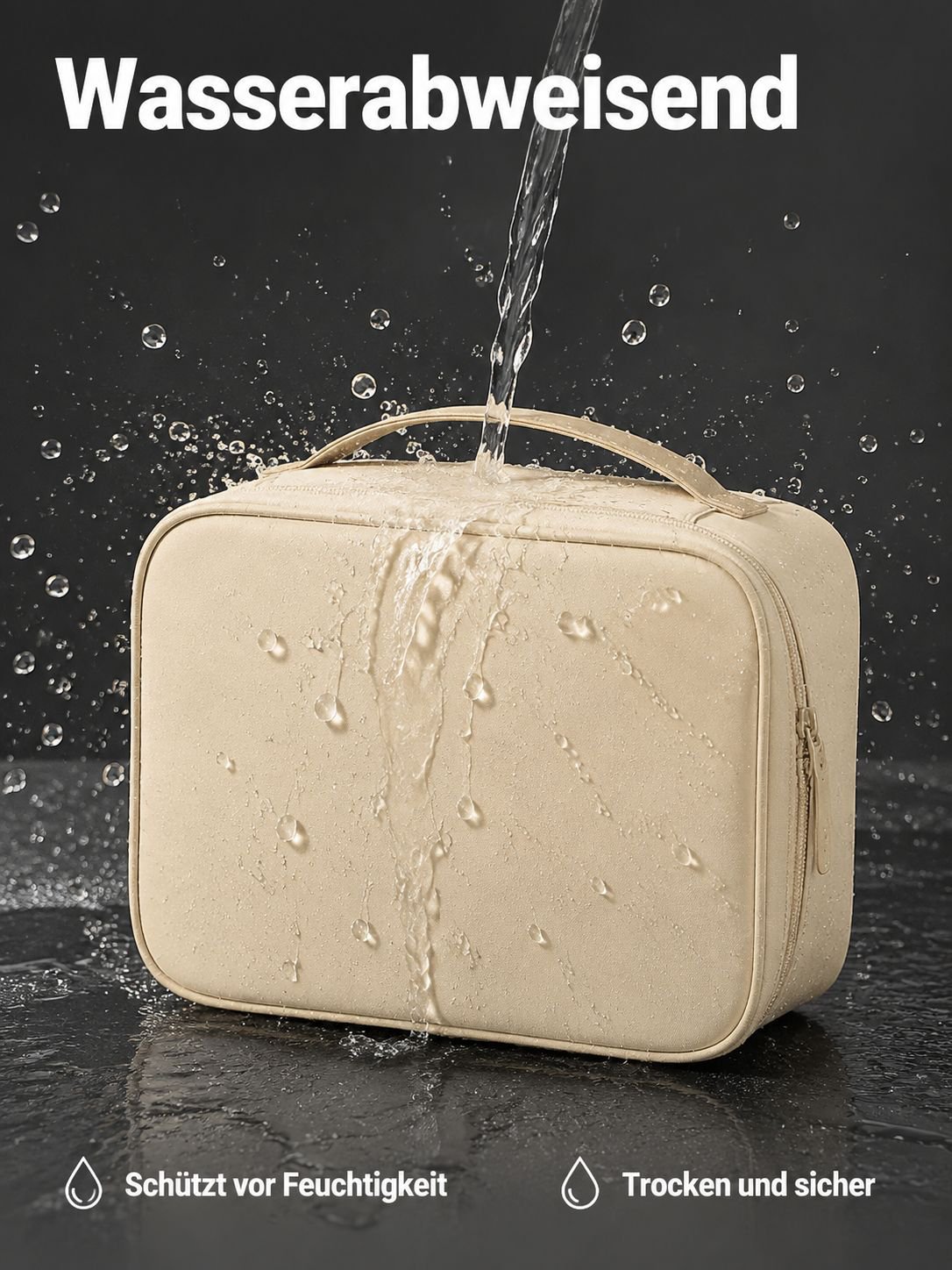 Elegante und robuste Make-up-Tasche für unterwegs