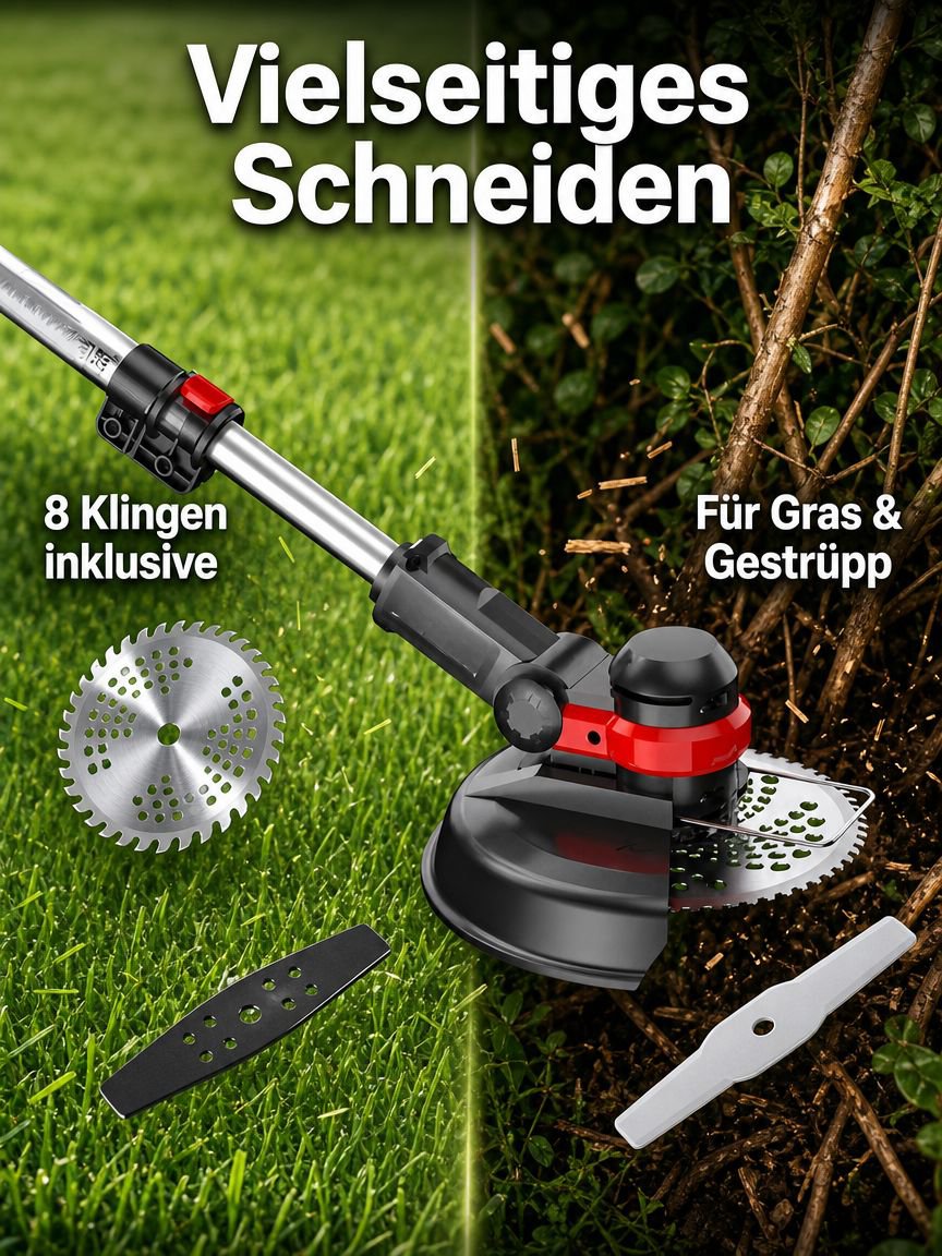 Tragbarer Lithium-Rasenmäher