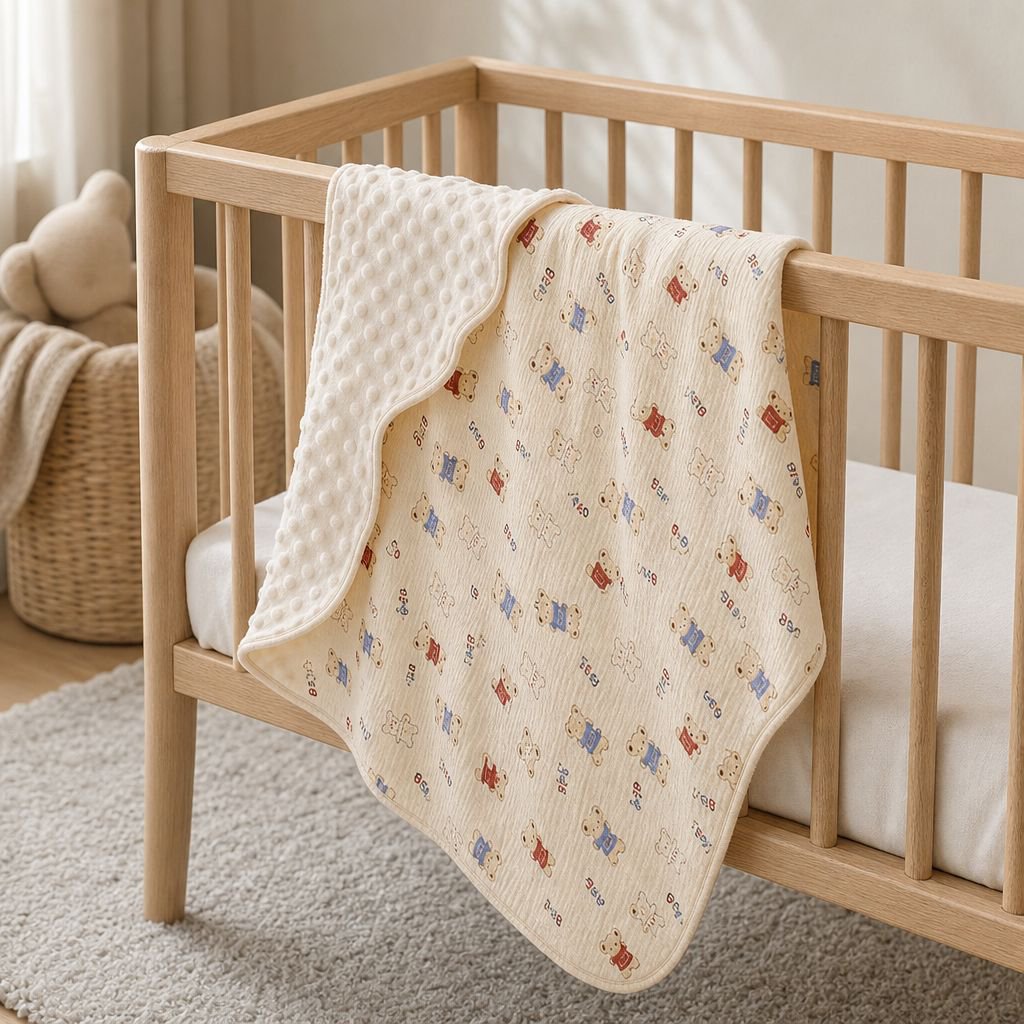 DouDou blanket, baby blanket, all seasons, pure cotton gauze quilt, air conditioning quilt, spring a