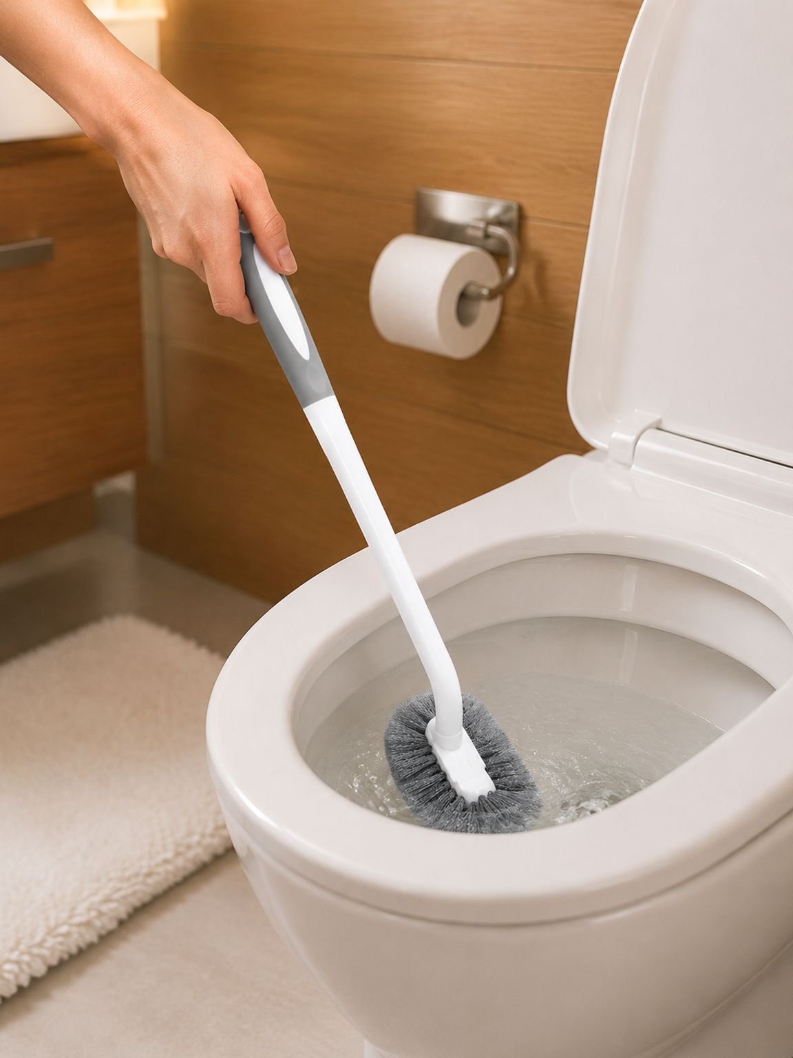 Multifunctional Wall-Mounted Toilet Brush